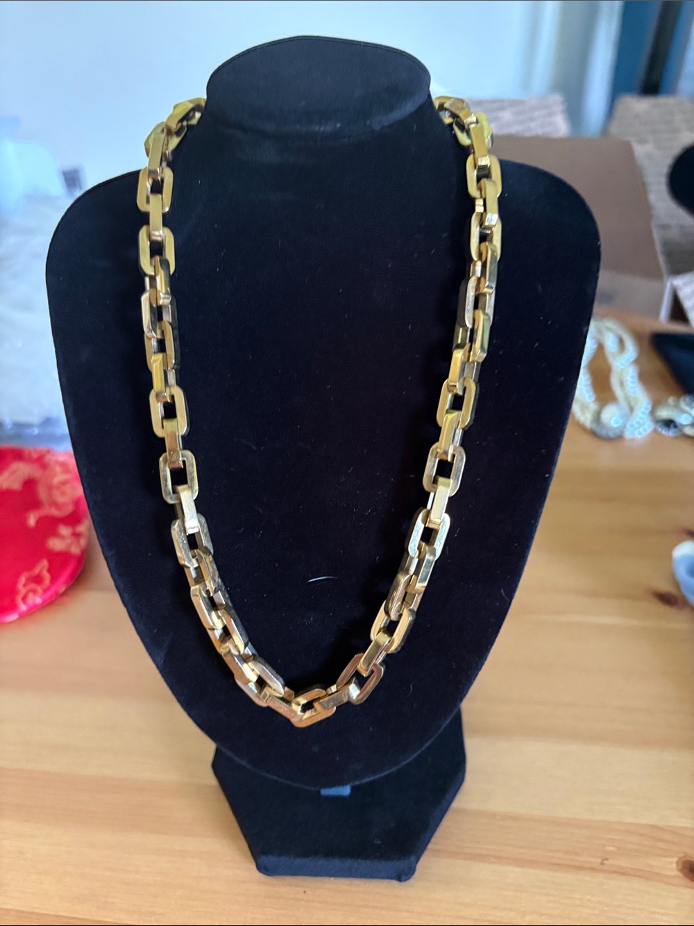Eddie Borgo Gold Link Chain necklace with Signature Tag
